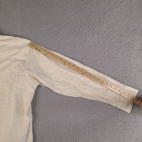 LRG Lifted Research Group Shirt Mens‎ 3XL Woven Long Sleeve Metallic Stripes - Picture 16 of 16